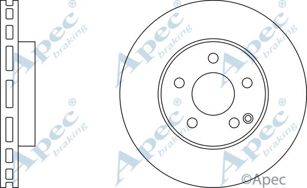 APEC DSK2195 - Disque de frein cwaw.fr