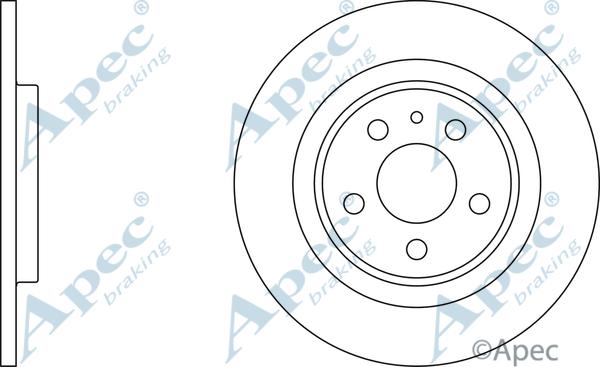 APEC DSK2192 - Disque de frein cwaw.fr