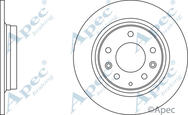 APEC DSK2197 - Disque de frein cwaw.fr