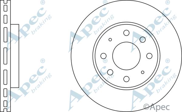 APEC DSK2142 - Disque de frein cwaw.fr