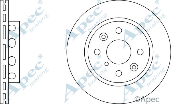 APEC DSK2152 - Disque de frein cwaw.fr