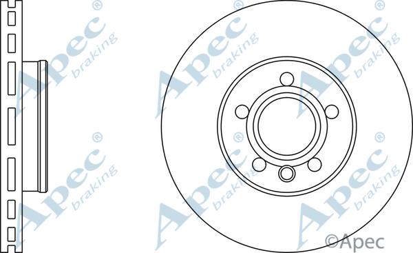 APEC DSK2166 - Disque de frein cwaw.fr