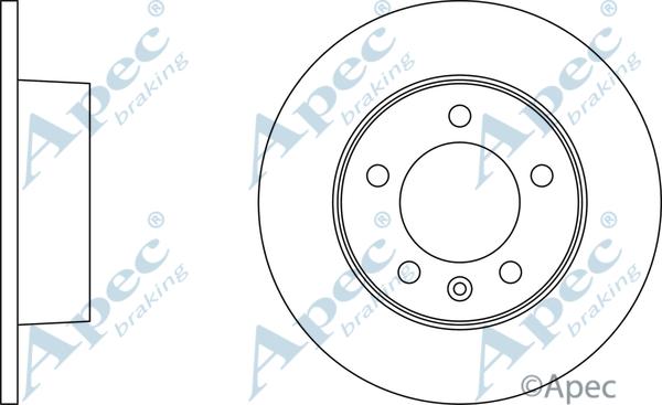 APEC DSK2163 - Disque de frein cwaw.fr