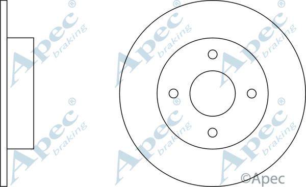 APEC DSK2162 - Disque de frein cwaw.fr