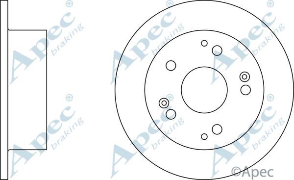 APEC DSK2167 - Disque de frein cwaw.fr