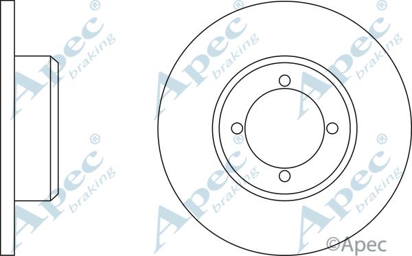 APEC DSK210 - Disque de frein cwaw.fr