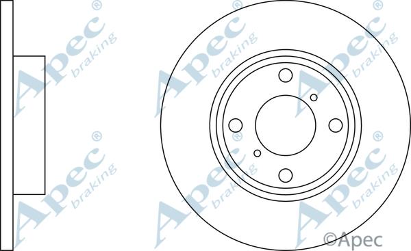 APEC DSK2110 - Disque de frein cwaw.fr