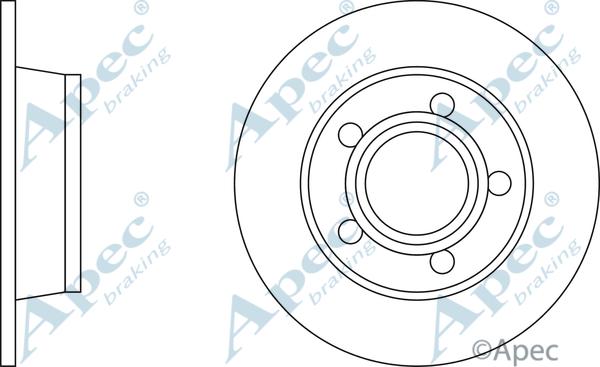 APEC DSK2117 - Disque de frein cwaw.fr