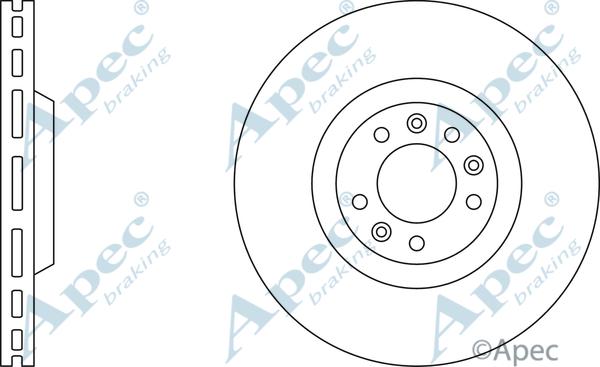 APEC DSK2184 - Disque de frein cwaw.fr