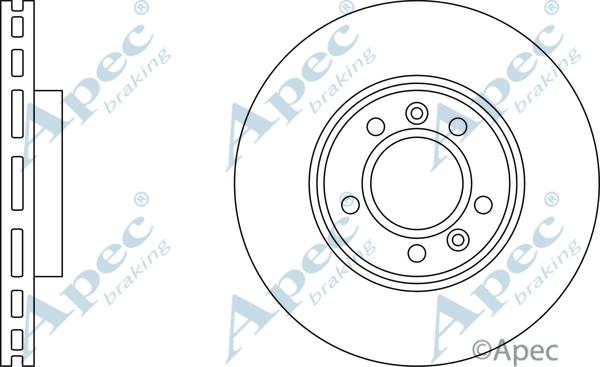 APEC DSK2186 - Disque de frein cwaw.fr