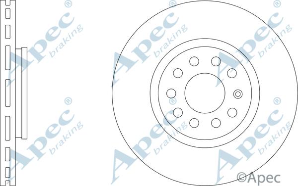 APEC DSK2137 - Disque de frein cwaw.fr