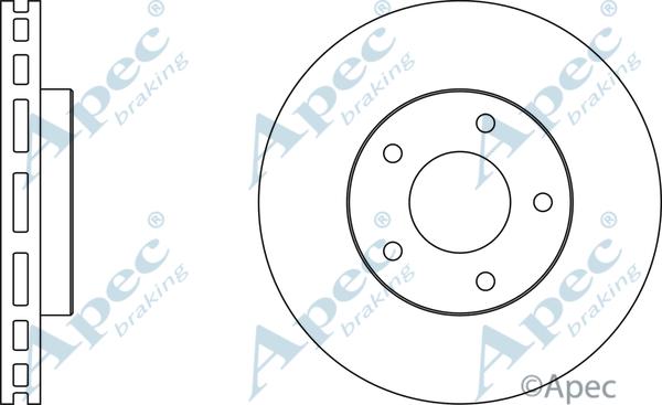 APEC DSK2127 - Disque de frein cwaw.fr