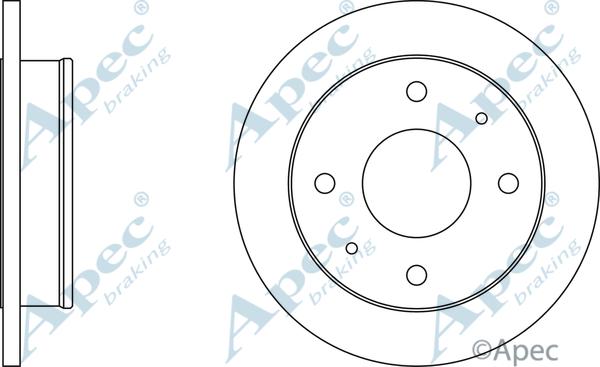 APEC DSK2171 - Disque de frein cwaw.fr