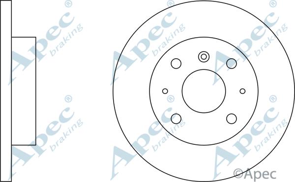 APEC DSK217 - Disque de frein cwaw.fr