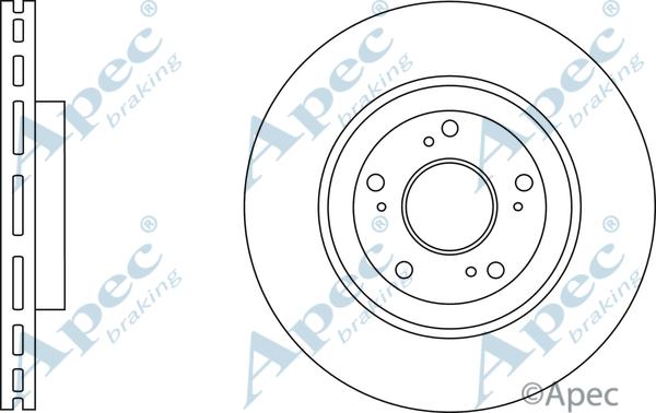 APEC DSK2890 - Disque de frein cwaw.fr