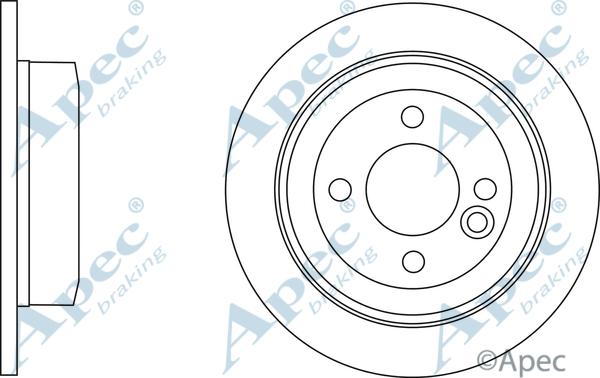 APEC DSK2849 - Disque de frein cwaw.fr