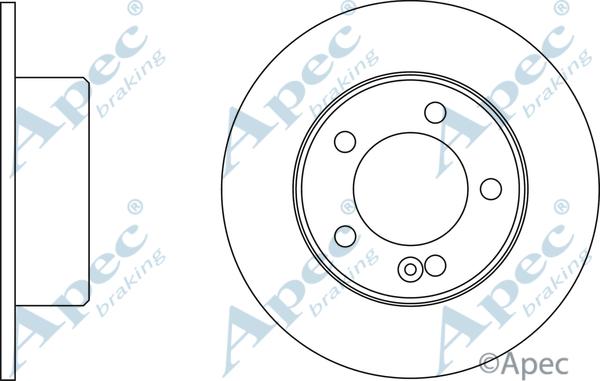 APEC DSK2840 - Disque de frein cwaw.fr