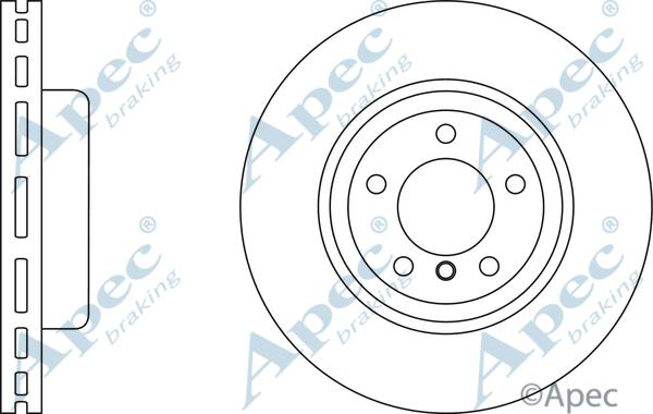 APEC DSK2848B - Disque de frein cwaw.fr