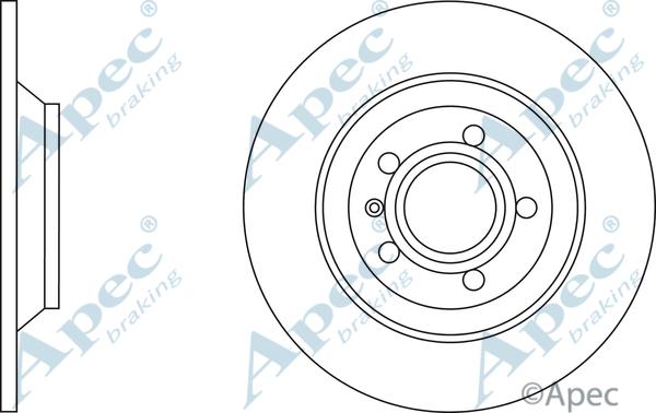 APEC DSK2854 - Disque de frein cwaw.fr