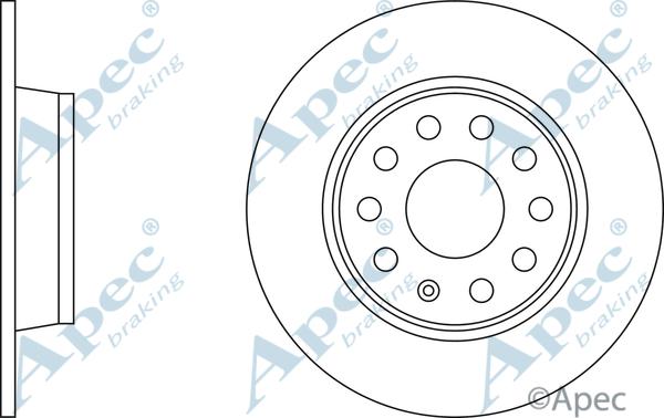 APEC DSK2855 - Disque de frein cwaw.fr