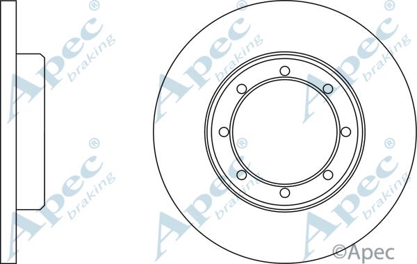 APEC DSK2865 - Disque de frein cwaw.fr