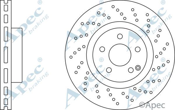 APEC DSK2866 - Disque de frein cwaw.fr