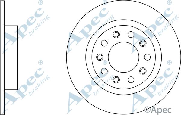 APEC DSK2861 - Disque de frein cwaw.fr