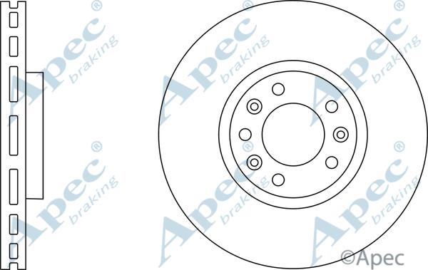 APEC DSK2864 - Disque de frein cwaw.fr