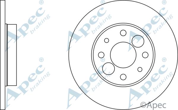 APEC DSK286 - Disque de frein cwaw.fr