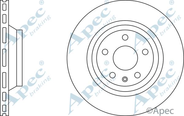 APEC DSK2809 - Disque de frein cwaw.fr