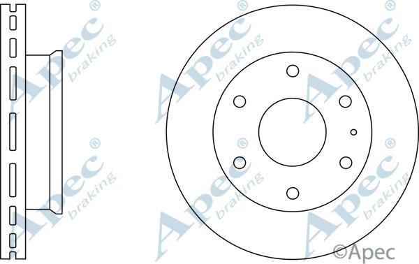 APEC DSK2806 - Disque de frein cwaw.fr