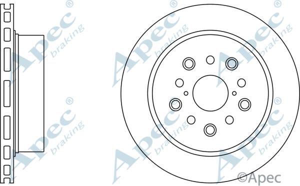 APEC DSK2807 - Disque de frein cwaw.fr