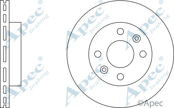 APEC DSK280 - Disque de frein cwaw.fr