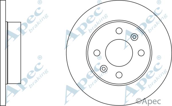 APEC DSK281 - Disque de frein cwaw.fr