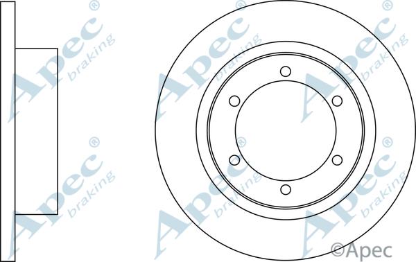 APEC DSK2885 - Disque de frein cwaw.fr