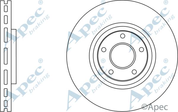 APEC DSK2880 - Disque de frein cwaw.fr