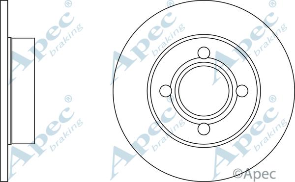 APEC DSK288 - Disque de frein cwaw.fr