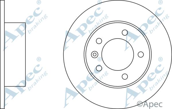 APEC DSK2839 - Disque de frein cwaw.fr