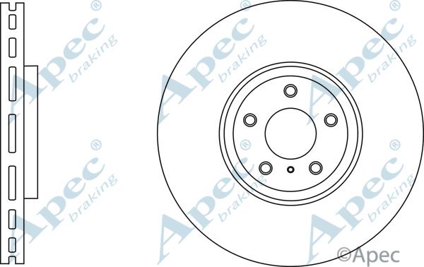 APEC DSK2833 - Disque de frein cwaw.fr