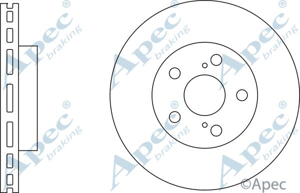 APEC DSK2837 - Disque de frein cwaw.fr