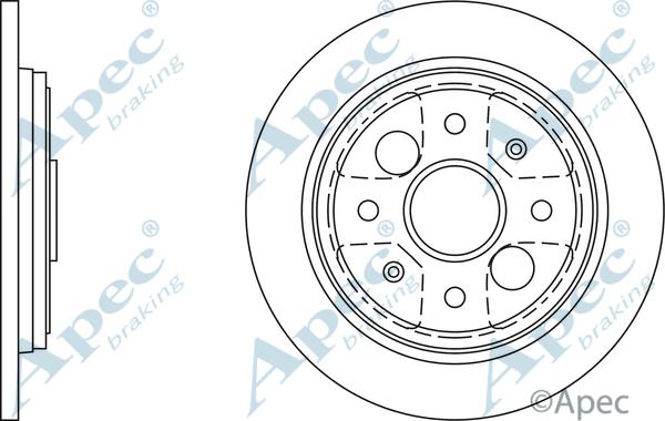 APEC DSK283 - Disque de frein cwaw.fr