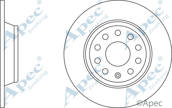 APEC DSK2820 - Disque de frein cwaw.fr