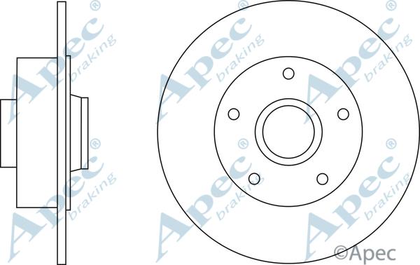 APEC DSK2871 - Disque de frein cwaw.fr