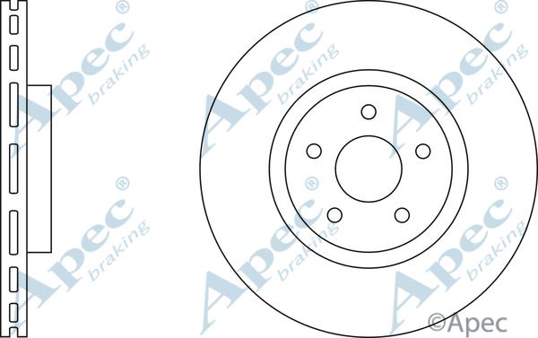 APEC DSK2344 - Disque de frein cwaw.fr