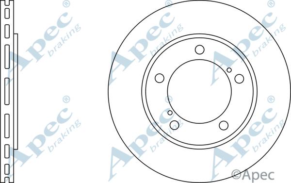 APEC DSK2346 - Disque de frein cwaw.fr