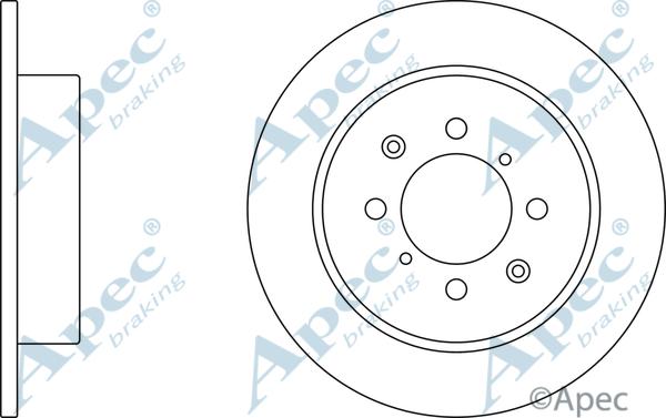 APEC DSK2355 - Disque de frein cwaw.fr