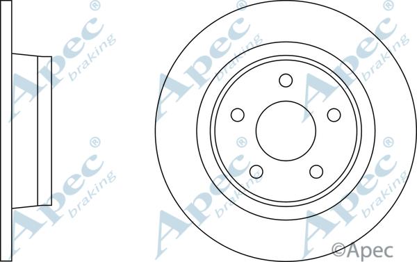 APEC DSK2358 - Disque de frein cwaw.fr