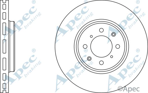 APEC DSK2357 - Disque de frein cwaw.fr