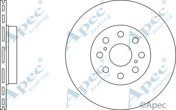 APEC DSK2365 - Disque de frein cwaw.fr