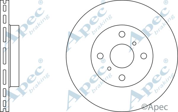 APEC DSK2362 - Disque de frein cwaw.fr